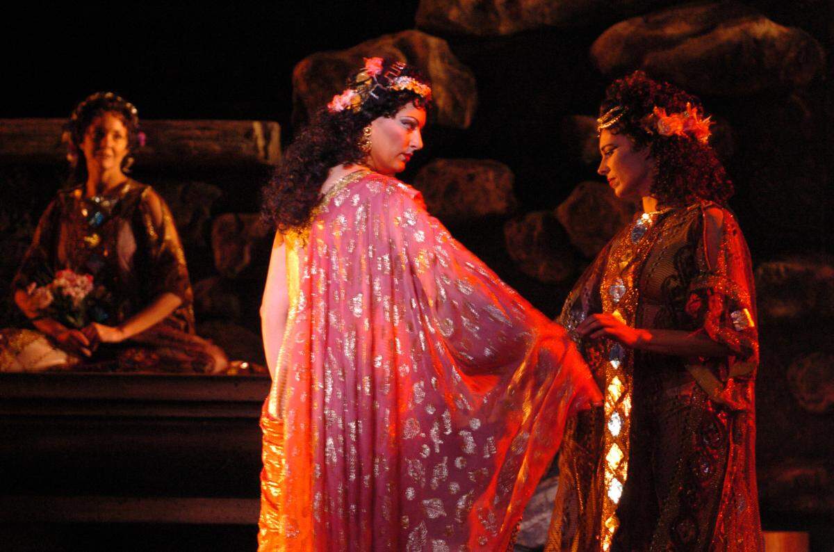 Opera Carolina is at the center of some backstage turmoil. Seen here is a scene from the biblical drama “Samson & Delilah.”