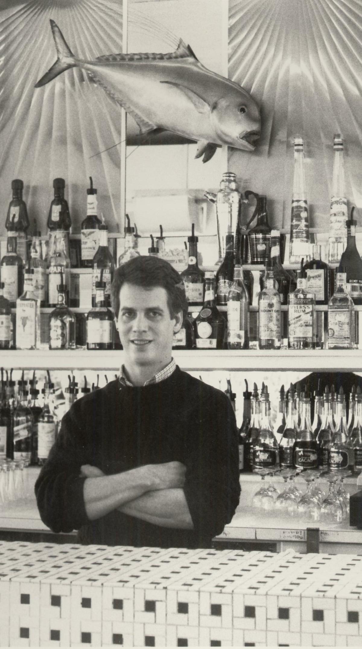 Bill Neal at Crook’s Corner in 1984.