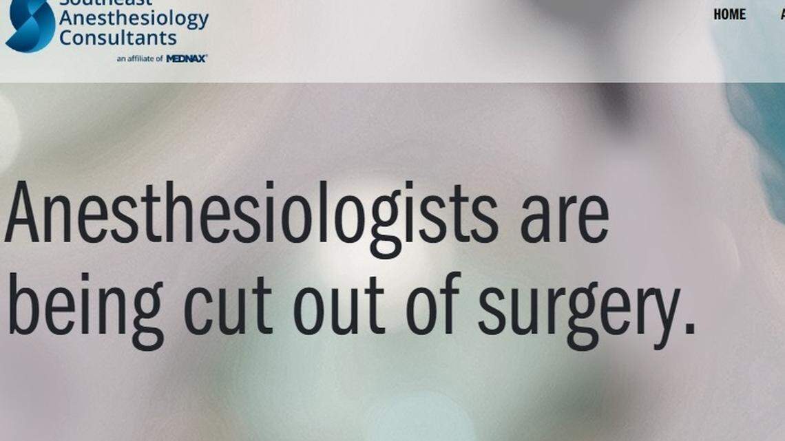 Charlotte-area anesthesiologists are in a fight with Atrium Health over the lost of a large contract covering many area hospitals. The group has launched a website that makes its case for staying on.