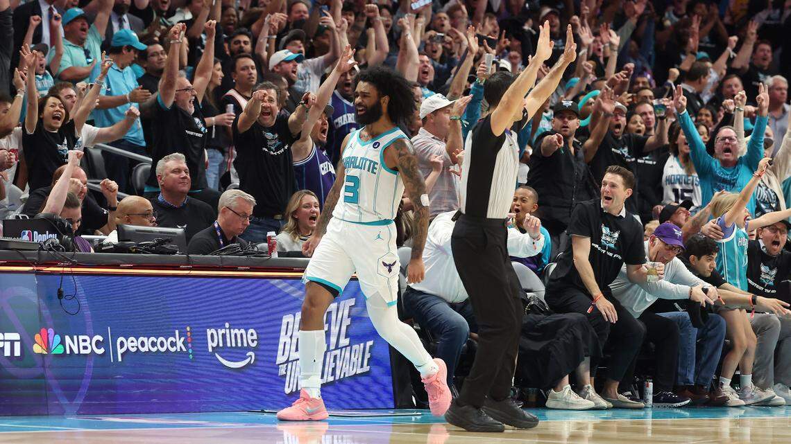 ‘It got a chance!’ Coby White on game-tying 3 that kept Charlotte Hornets alive