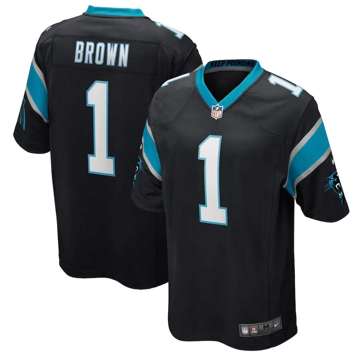 Derrick Brown first-round draft pick jersey from Fanatics.