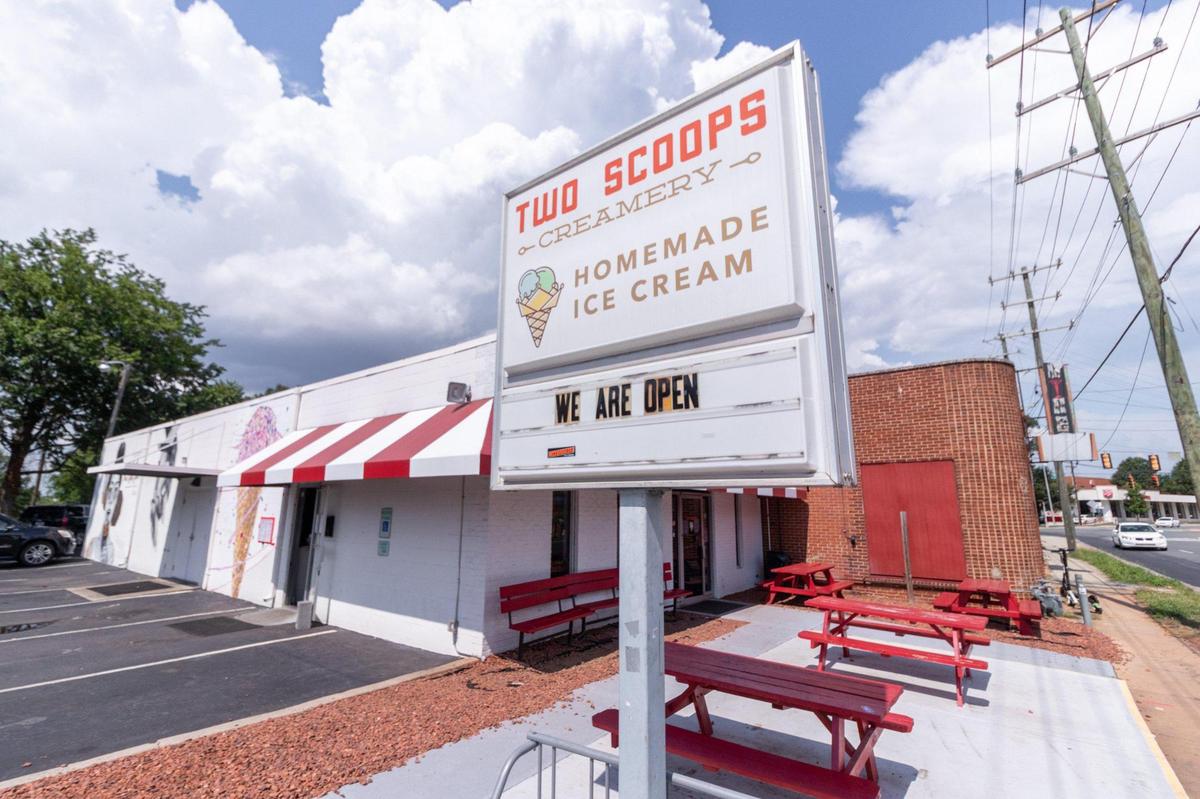 Two Scoops Creamery’s Plaza Midwood location.