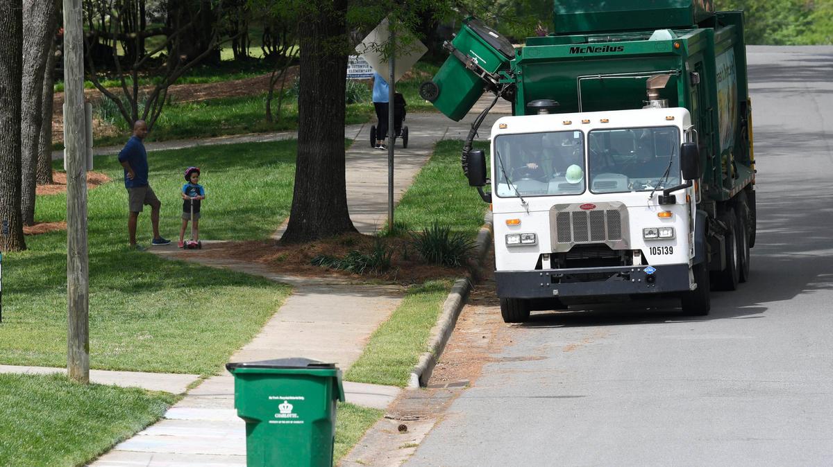 The City of Charlotte’s Solid Waste Services won’t pick up garbage, recycling, yard and scheduled bulk waste on Thursday in observance of Martin Luther King Jr. Day.