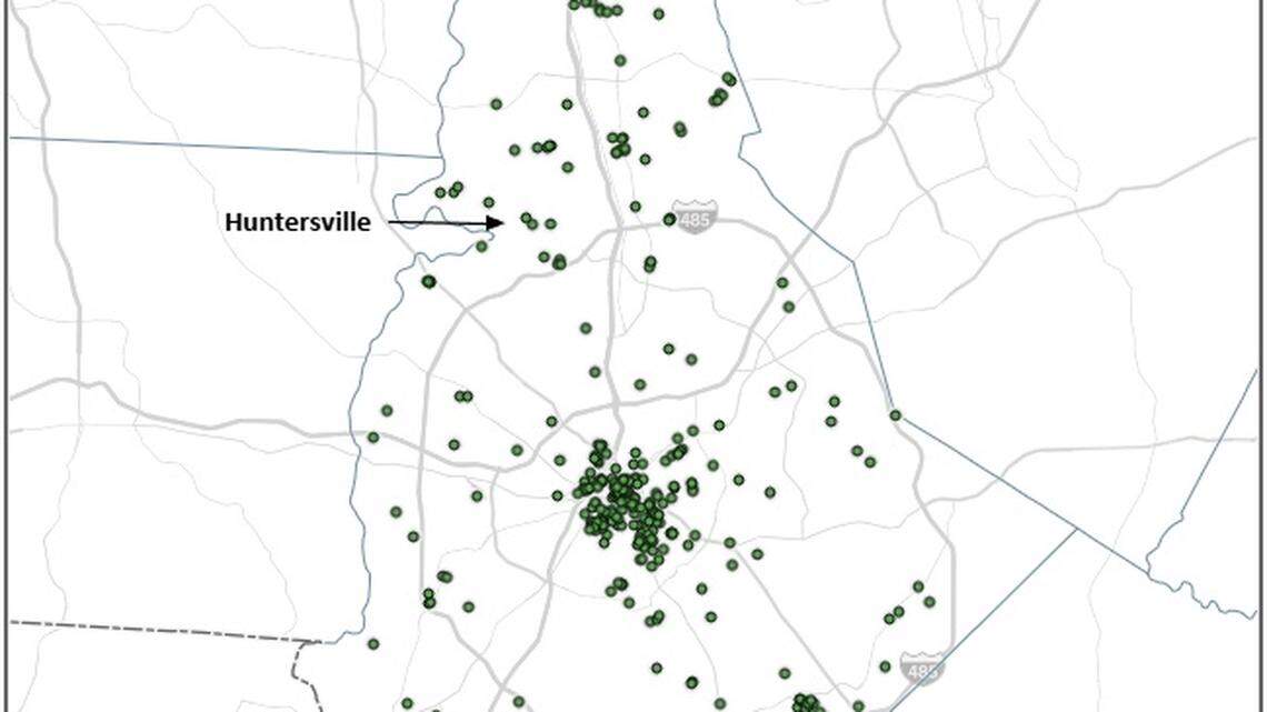 Search a map of Charlotte’s historic places, including homes, schools and churches