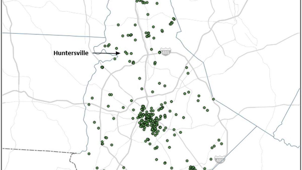 Search a map of Charlotte’s historic places, including homes, schools and churches