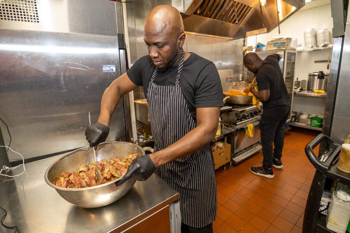 Tima’s West African cuisine is slow cooked, with some dishes braising for up to 24 hours.