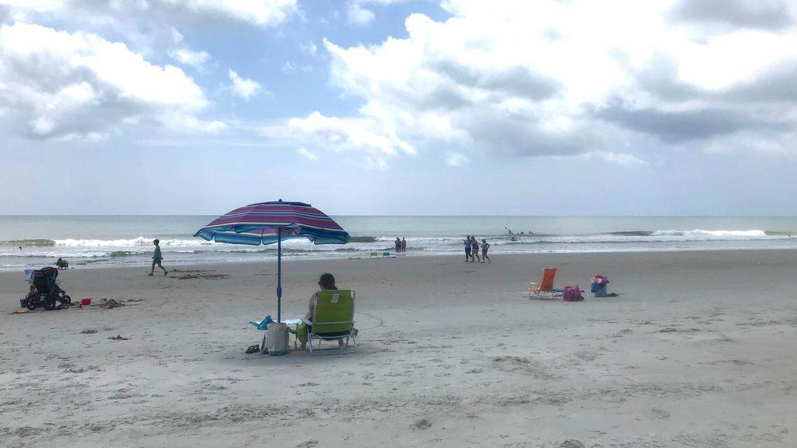 A summer day at North Litchfield Beach on Pawley’s Island.