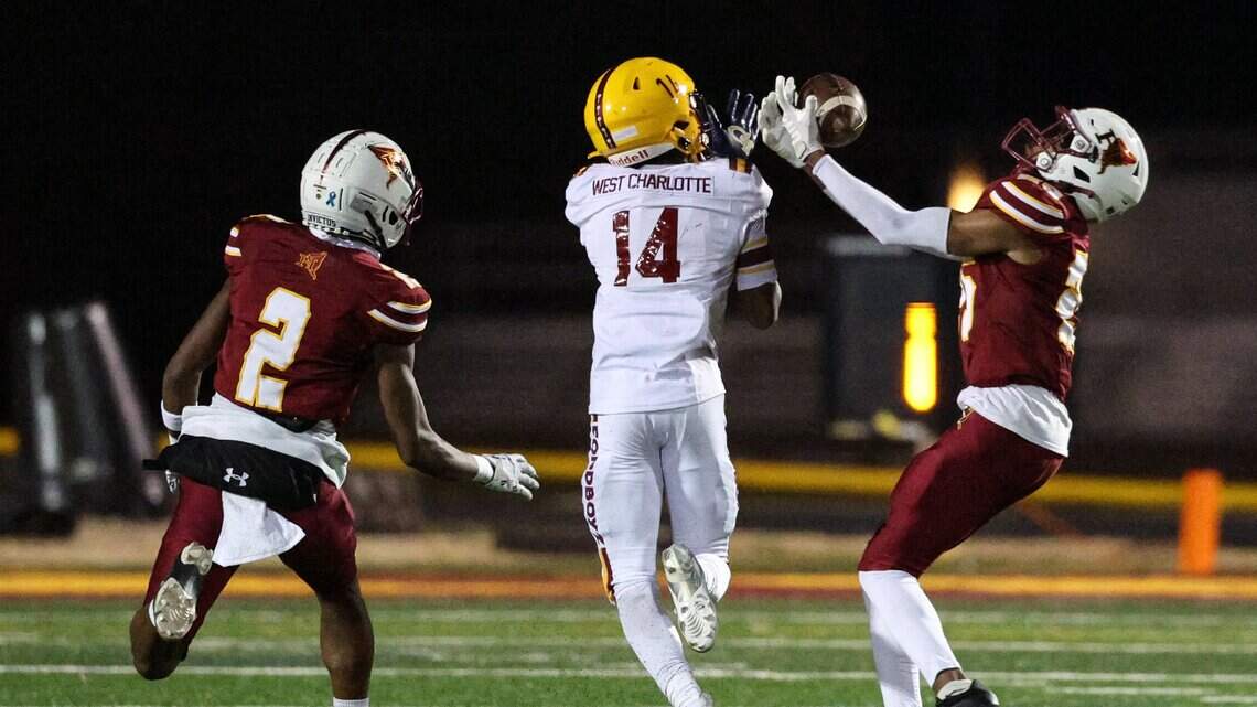 Which two Cabarrus County high school football teams joined The Observer’s Sweet 16