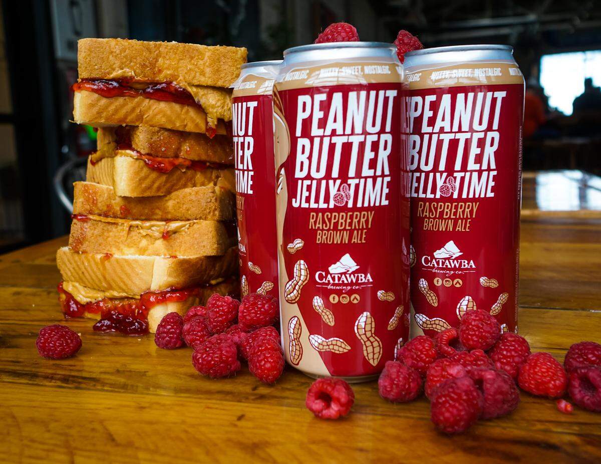 Grab a can of Catawba Brewing Co.’s popular Peanut Butter Jelly Time.