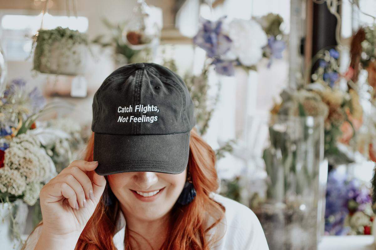 Feminist Goods Co.’s “Catch Flights, Not Feelings” hat was mentioned in a recent “Seventeen” magazine article titled “15 Breakup Gifts for the Friend Who’s Really Going Through It.”