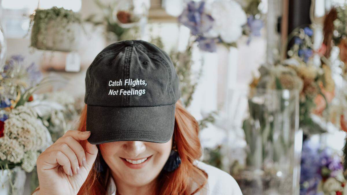 Feminist Goods Co.’s “Catch Flights, Not Feelings” hat was mentioned in a recent “Seventeen” magazine article titled “15 Breakup Gifts for the Friend Who’s Really Going Through It.”