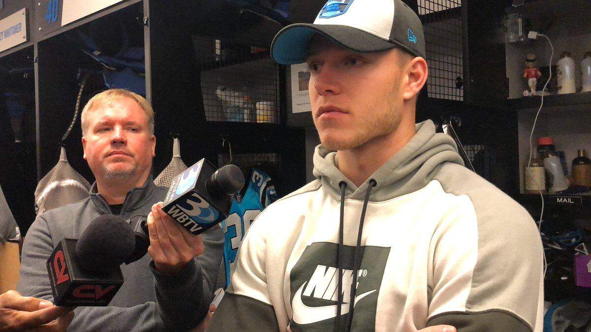 Panthers running back Christian McCaffrey says he’ll balance rest and work in the offseason to ensure growth between Year 2 and Year 3.