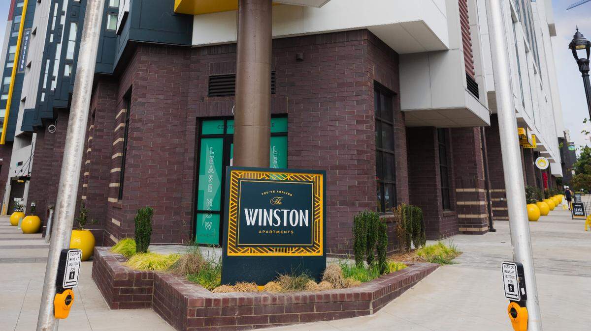 The Winston is located in South End, Charlotte.