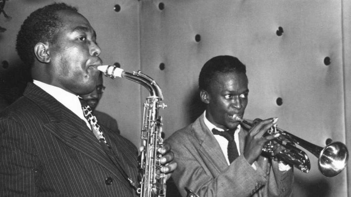 Jazz great Charlie Parker would have turned 100 in 2020, but COVID-19 delayed celebrations. Now, UNC Charlotte is honoring him with a series of “Charlie Parker 101” events. From left, Charlie Parker and Miles Davis in 1948.