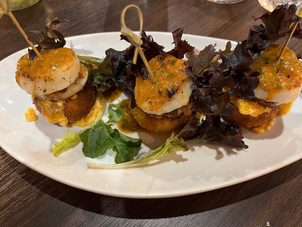 Kounter’s Seared Scallops.