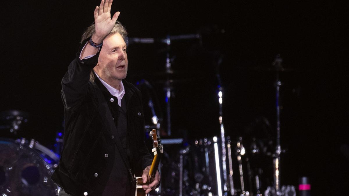 Paul McCartney performs at Truist Field at Wake Forest during his Got Back tour in Winston-Salem, N.C., on Saturday, May 21, 2022.