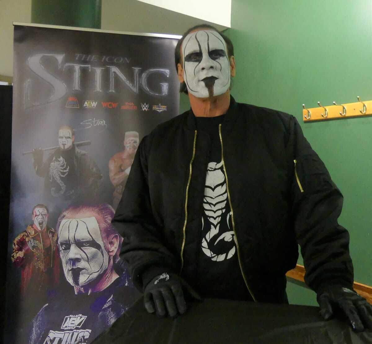 Wrestling legend Sting.