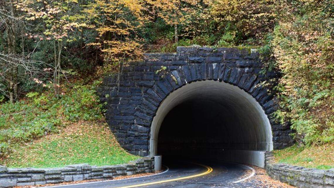 Little River Road travels from Gatlinburg and Townsend through the Great Smoky Mountains National Park.