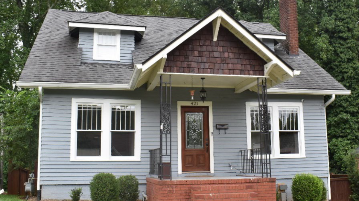 The Ziglar-Bowers House in the Wesley Heights Historic District in Charlotte, North Carolina.
