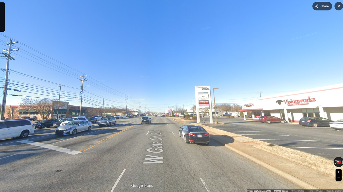 Andrew Alan Lewis Mathews, 43, is accused of “pouring gasoline on a woman and setting her on fire” in the 3700 block of West Gate City Boulevard in Greensboro, NC, police say. 