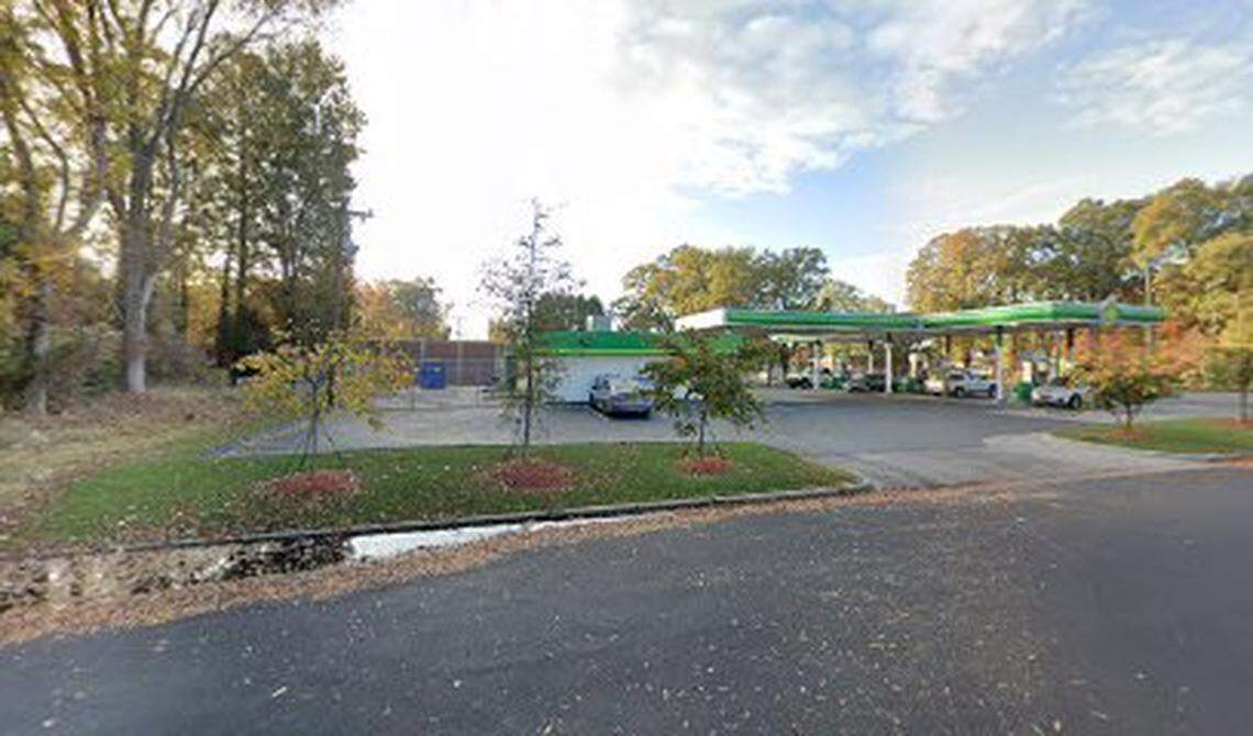 The owner of this BP Amoco in Charlotte won a $2 million jackpot on a $20 scratch-off ticket he bought at his station, N.C. lottery officials said on Friday, April 26, 2024.