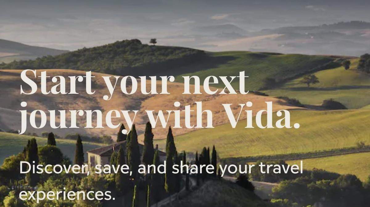 Vida Travel App is designed for users to share, document and plan future trips.
