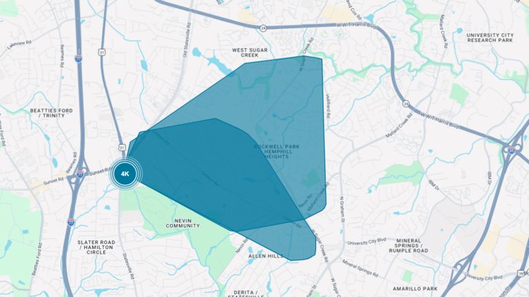 4,000 customers without power in Charlotte on Tuesday morning