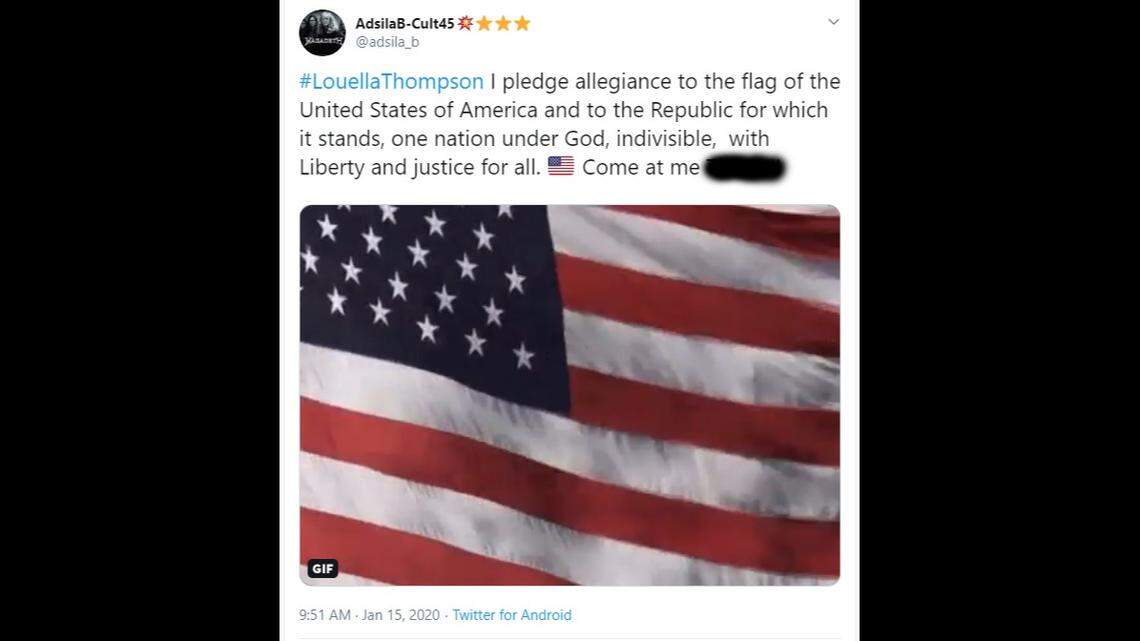 Some people protested the board’s decision by tweeting the Pledge of Allegiance and calling for President Donald Trump to get involved.