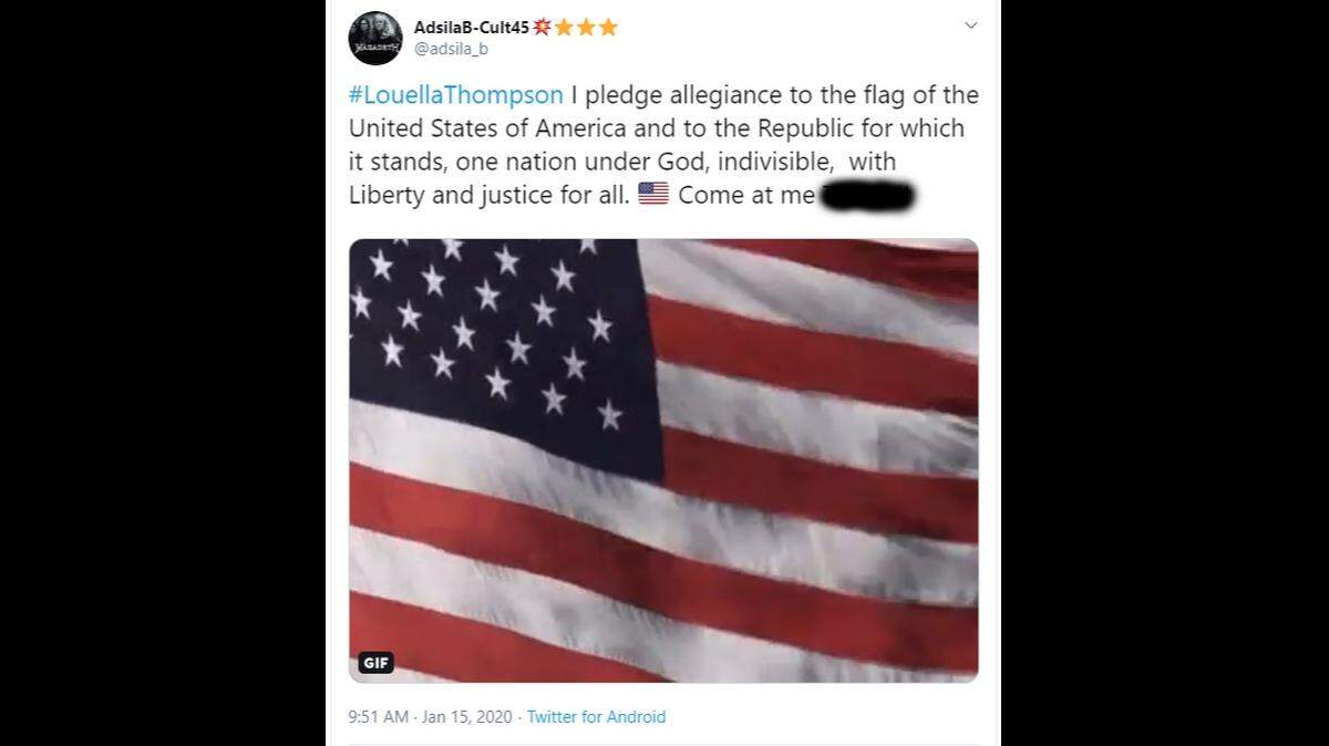 Some people protested the board’s decision by tweeting the Pledge of Allegiance and calling for President Donald Trump to get involved.
