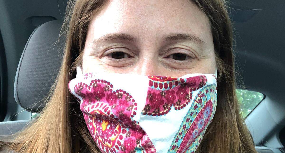 Carrie Veal purchased her mask from an Etsy store called FABoutlet.