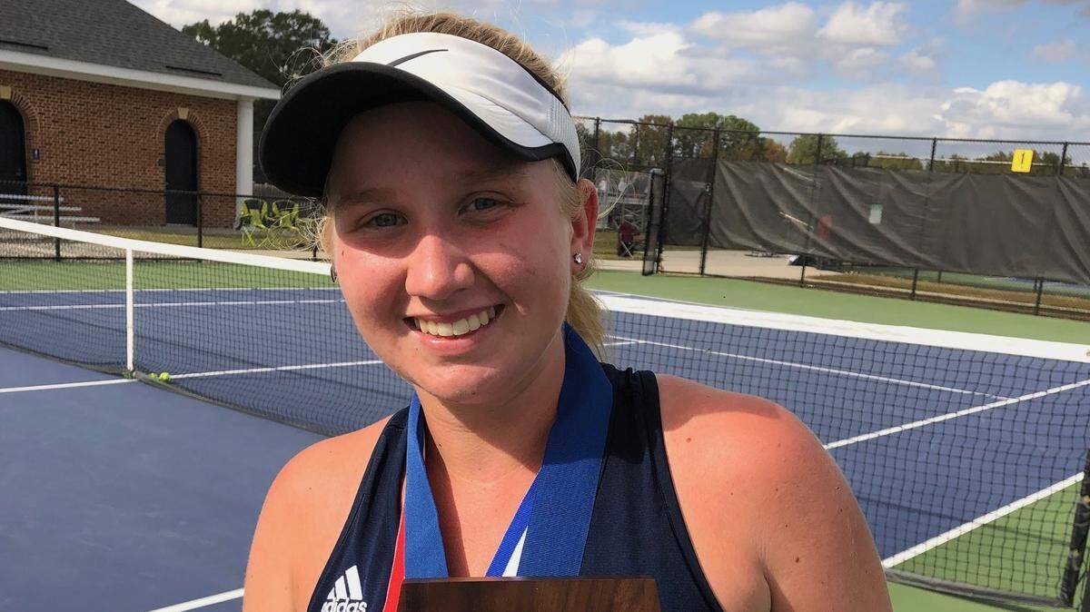 Charlotte Latin tennis star Kate Coppage
