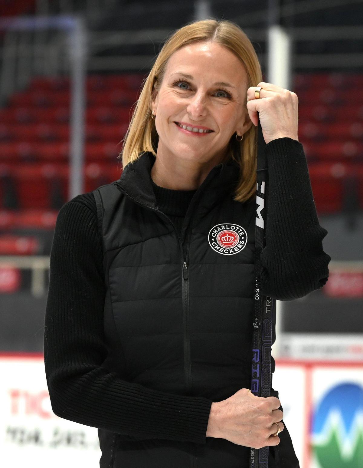 Charlotte Checkers chief operating officer Tera Black is the driving force behind the Charlotte Checkers.