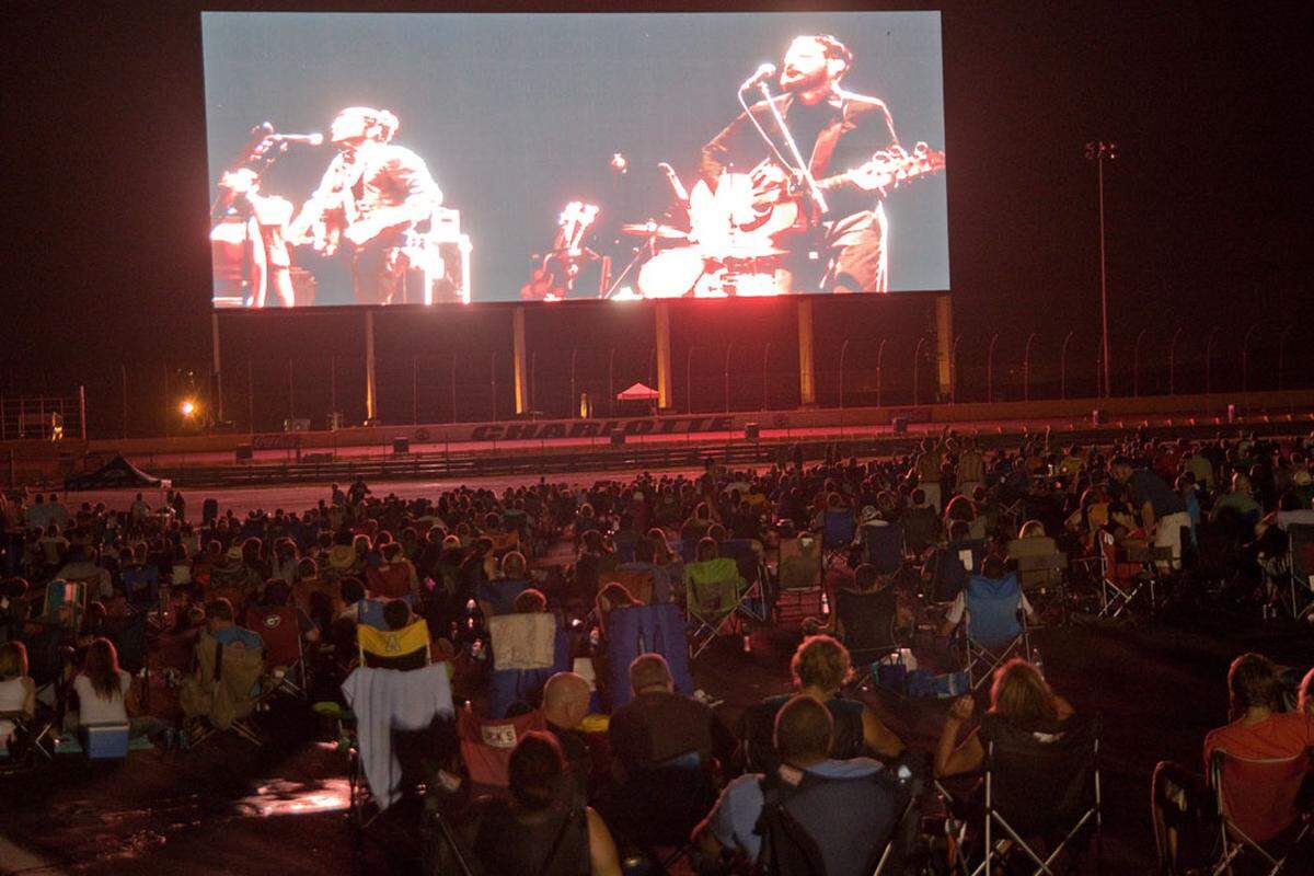 This won’t be The Avett Brothers’ first time on the giant HDTV at the Charlotte Motor Speedway. In July 2011, a concert they played live at Red Rocks Amphitheatre in Colorado was simulcast on the screen for fans in the Charlotte area.