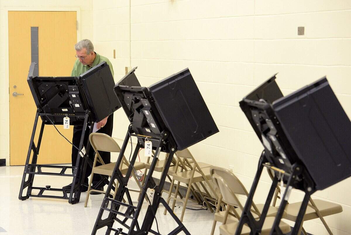 The Mecklenburg County Board of Elections want voting machines to be spaced at least six feet apart at polling places this fall as a health measure in the pandemic.