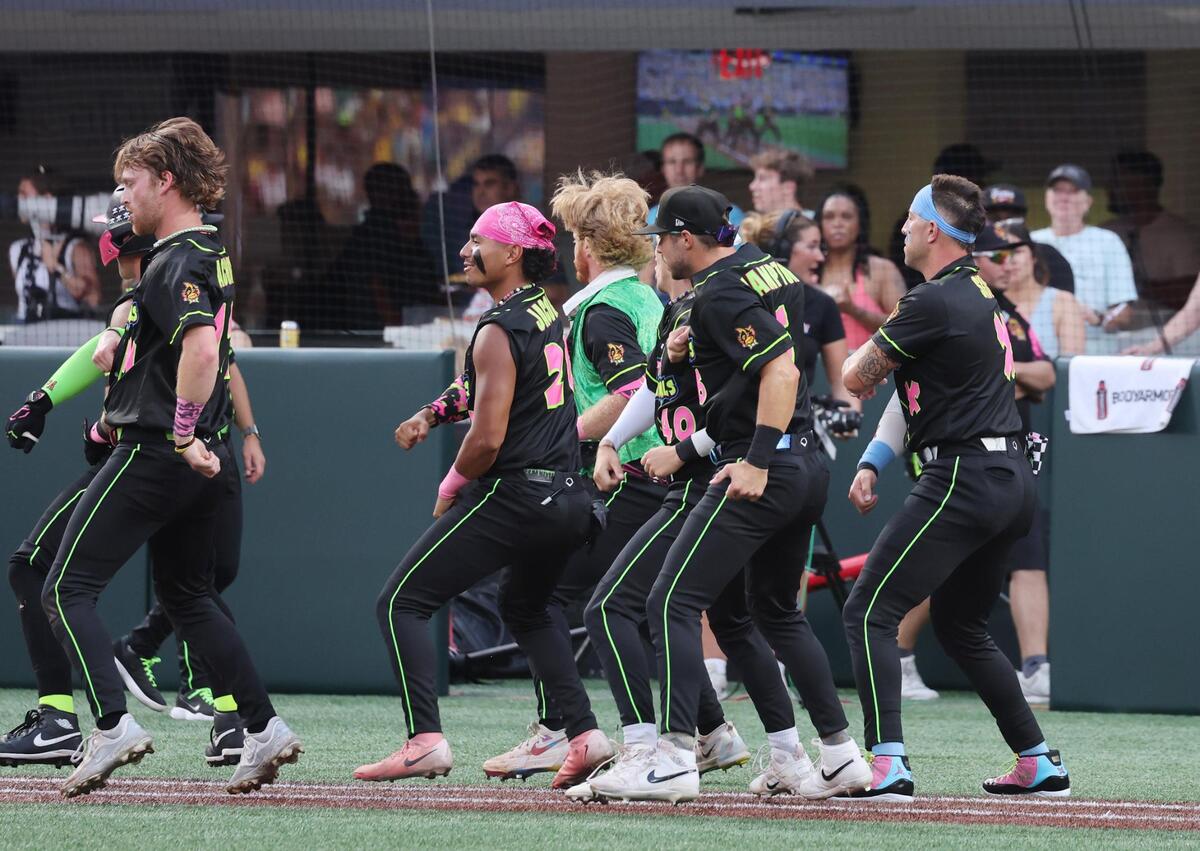 The Party Animals dance Saturday, June 7, 2025 at Bank of America Stadium in Charlotte