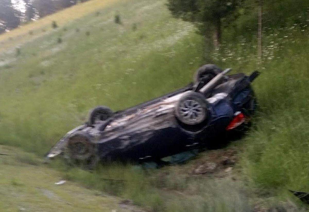 Troy Pride Jr., the Carolina Panthers’ fourth-round draft choice in 2020, was driving this car in June 2019 when he was involved in a wreck on a Kentucky highway. Although the car ended up upside down in a ditch, neither Pride nor his parents -- who were also in the car -- were seriously hurt.