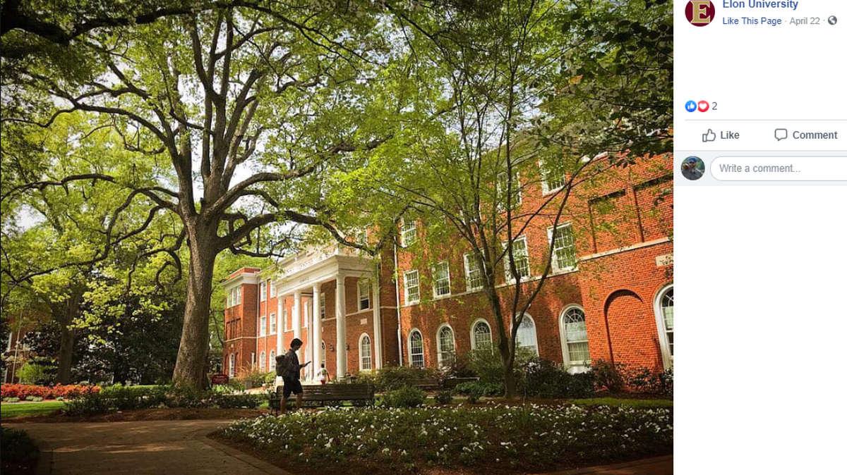 A student was arrested with a gun on campus at Elon University in Alamance County this week.