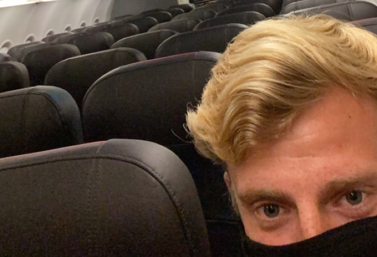 Austin Konkle has found many flights are still nearly empty, but that could change heading into the winter holidays.