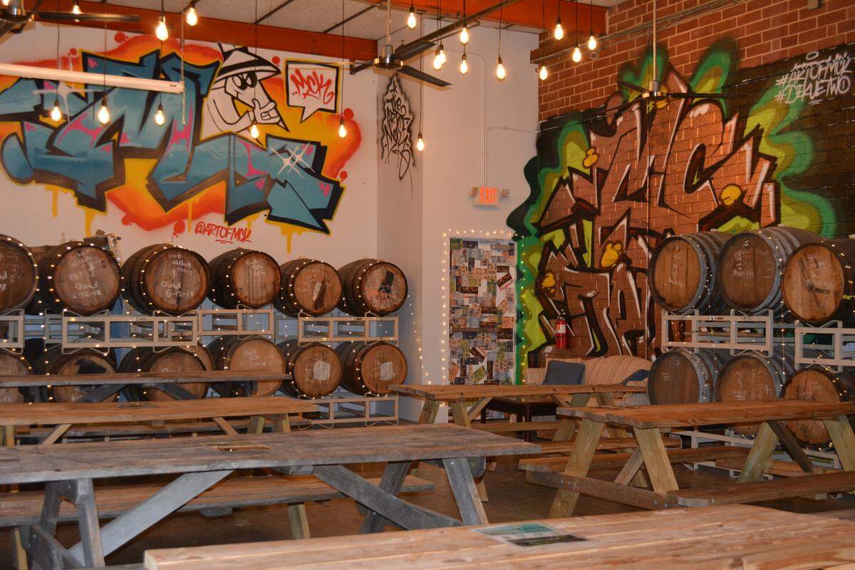 Durty Bull Brewing’s Durham taproom.