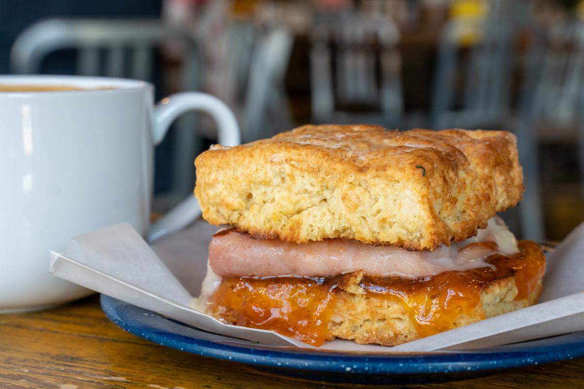 Earl’s Grocery’s Breakfast Biscuit.