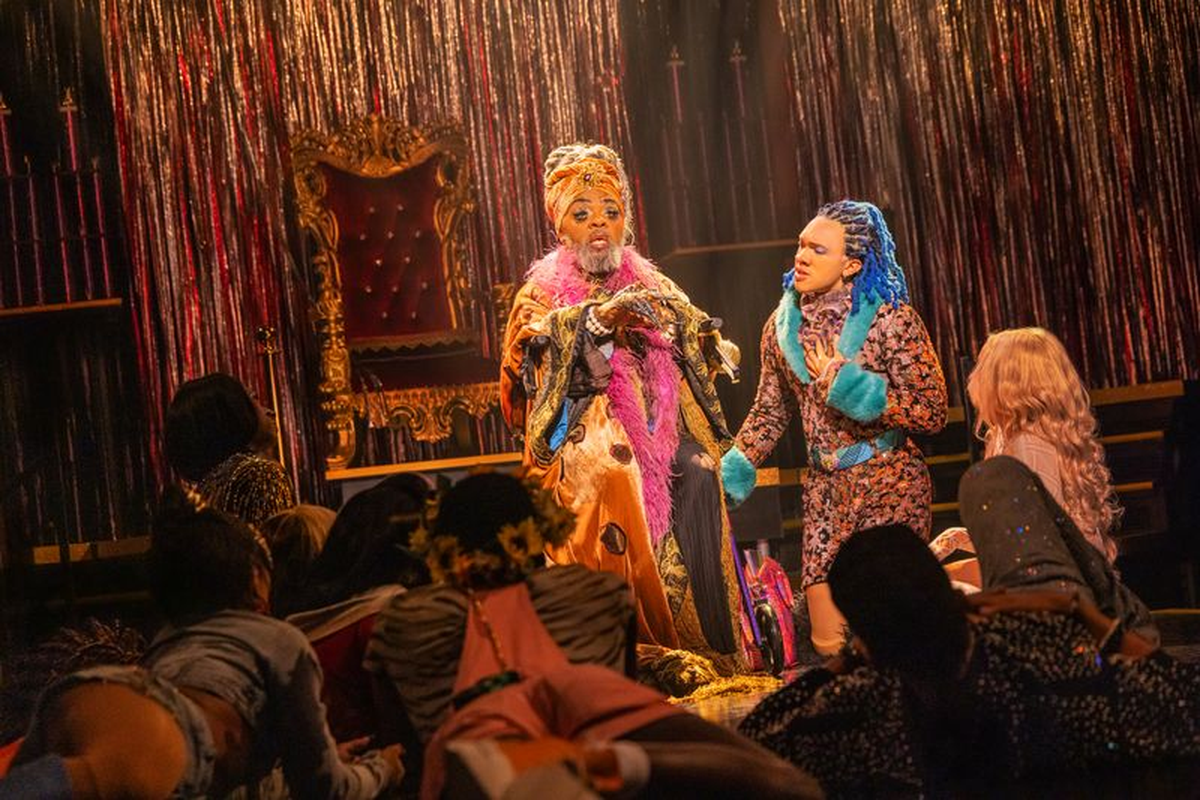 Junior LaBeija, left, as ‘Gus The Theatre Cat’ and Bryson Battle as ‘Jellylorum’ from “Cats: The Jellicle Ball.”
