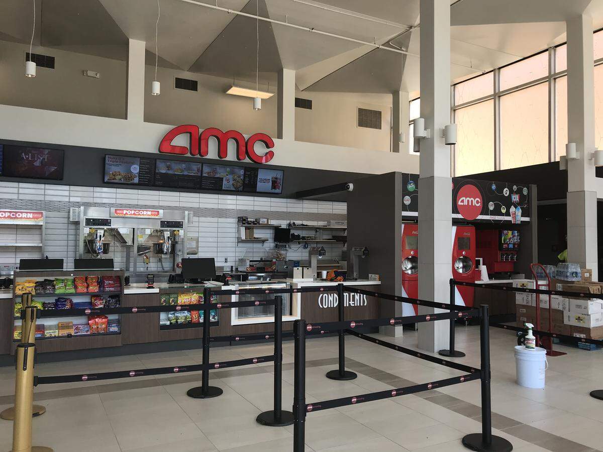 The concessions area at Park Terrace has been expanded to include specialty items such as buffalo chicken flatbread pizzas, pretzel bites and caramel corn, along with lighter fare like fruit snacks and almonds. The renovated theater reopens Friday.