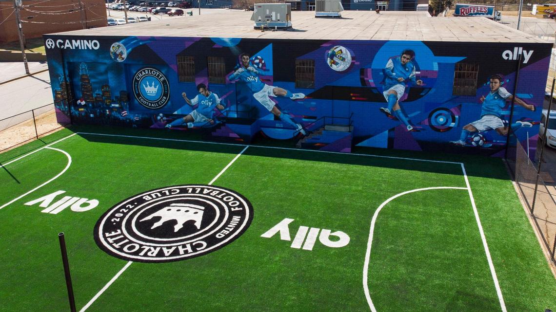 As home opener nears, Charlotte FC to unveil mini-turf soccer field for all to enjoy