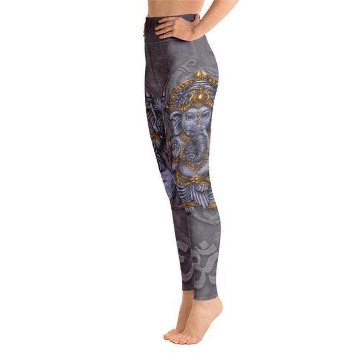 Leggings with Lord Ganesh by USFitGirls 
