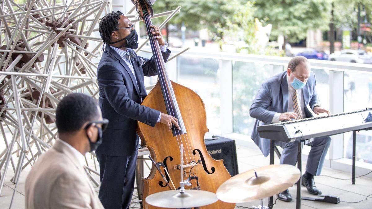 Hear the Pre Vox Trio live at the Mint Museum Uptown’s Night out at the Museum on Nov. 6.