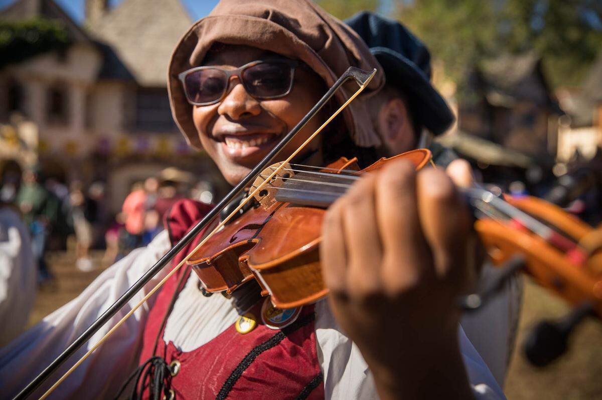 More than 500 costumed villagers interact with guests at the Carolina Renaissance Festival.