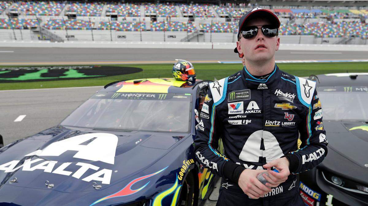 Hendrick Motorsports’ William Byron will start from the pole at the Daytona 500 on Sunday. Hendrick Motorsports drivers took the top four spots in last weekend’s pole qualifying.