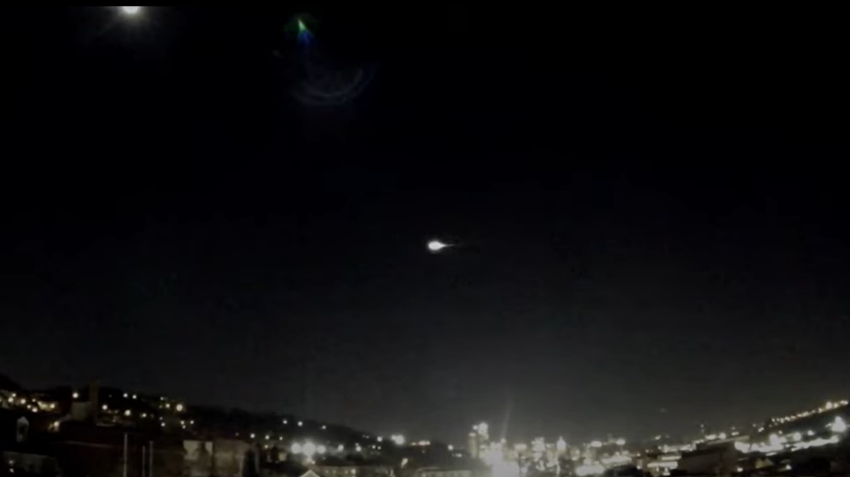 A green-colored fireball and possible meteor burned across the night sky, videos from Ohio, Pennsylvania, Kentucky and North Carolina show.