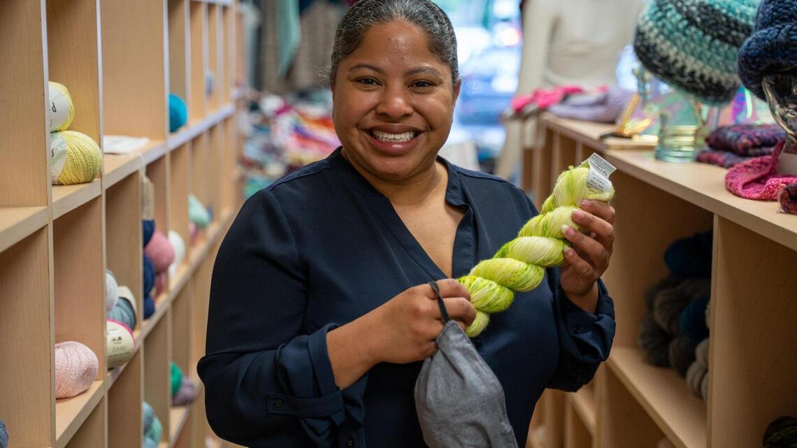 Charlotte Yarn owner is often mistaken as an employee. Why? She’s not elderly or white