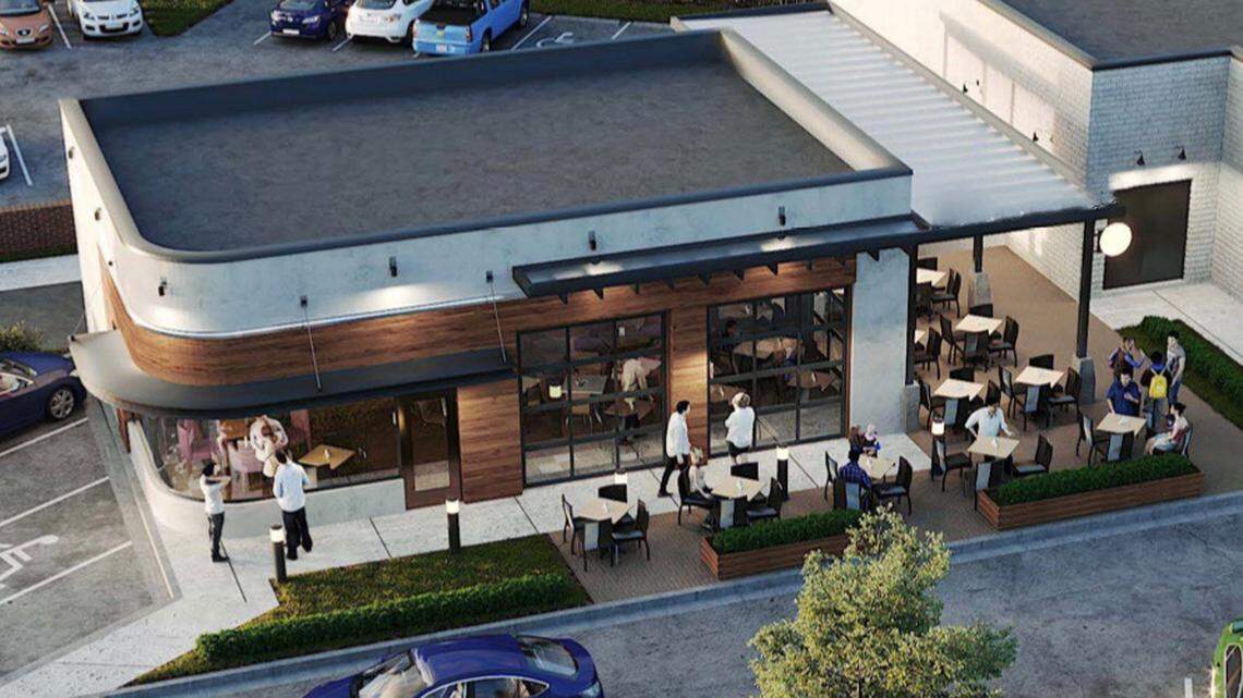 The rendering of the new Lulu’s showcases the vision for the space.